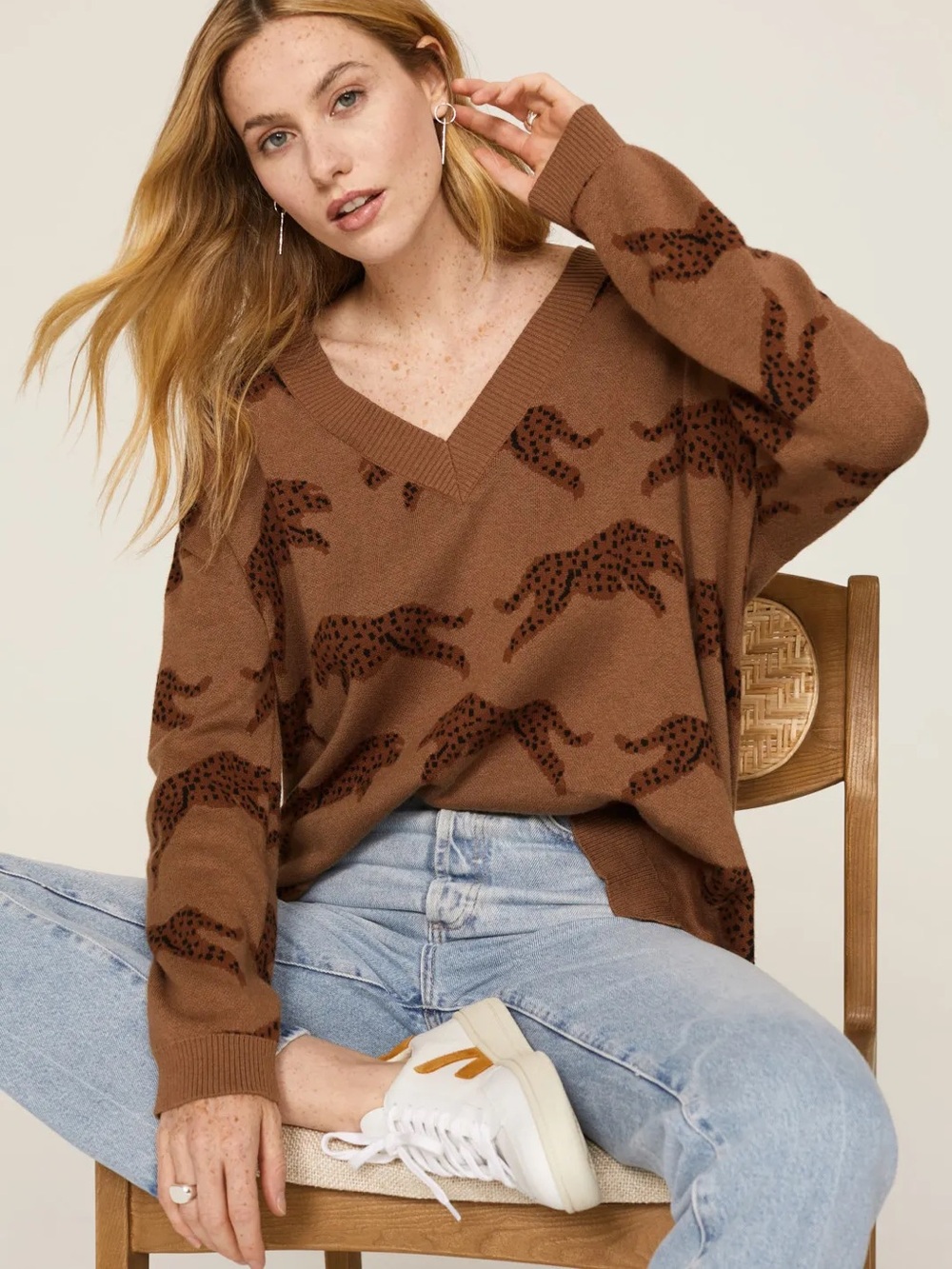 Show me your mumu Gilligan Jumping Cheetah Sweater